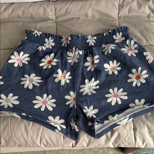 Jumping Beans High Waist Blue and White Floral Shorts